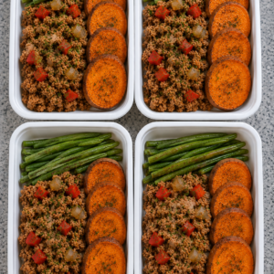 Ground Turkey Green Bean Bowl