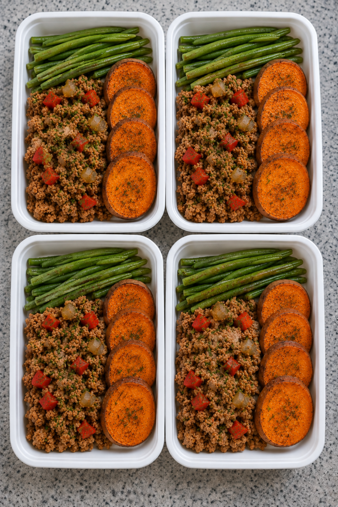Ground Turkey Green Bean Bowl